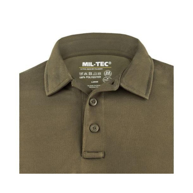 Футболка MIL-TEC Tactical polo Quickdry (10961001) Olive