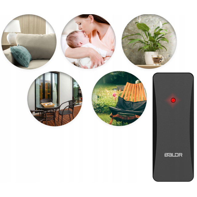 Метеостанция беспроводная Baldr BD-906 (Польша)