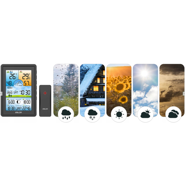 Метеостанция беспроводная Baldr BD-906 (Польша)