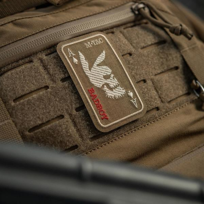 Шеврон PATCH M-TAC Embroidery Bad Boy (51390005) Coyote (51390005)