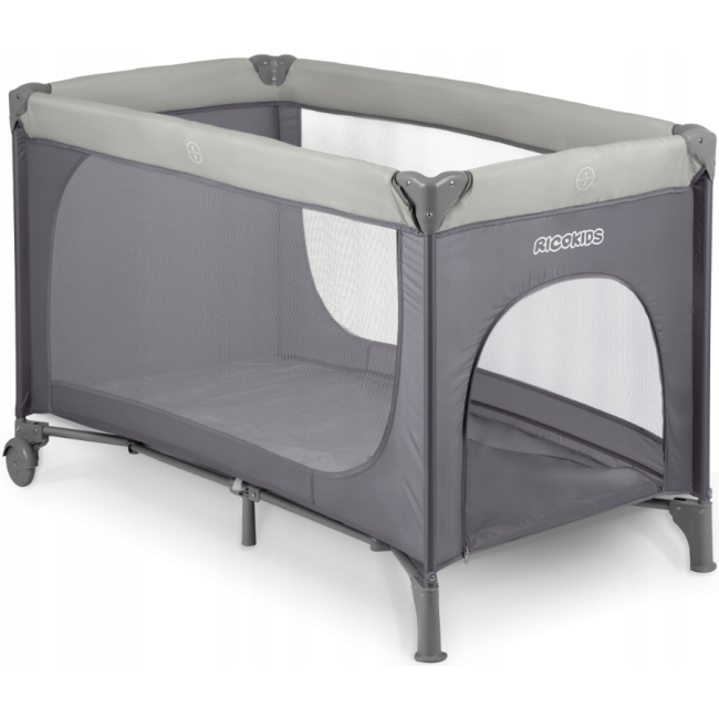 Манеж Rickokids 65x125см темно-серый (Польша)