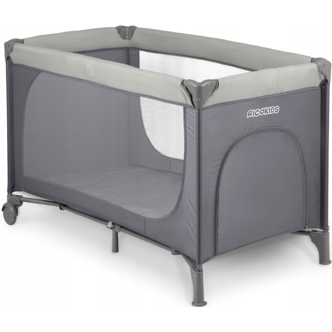 Манеж Rickokids 65x125см темно-серый (Польша)