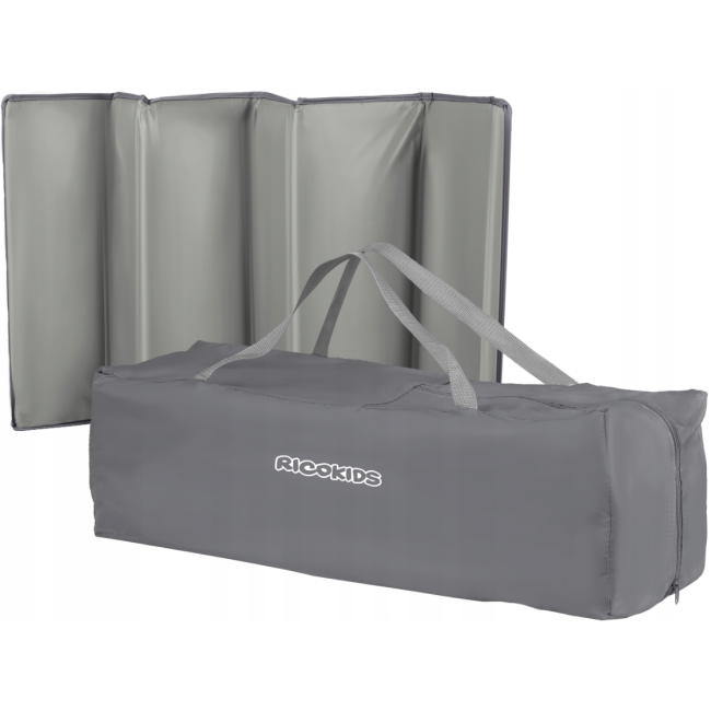 Манеж Rickokids 65x125см темно-серый (Польша)