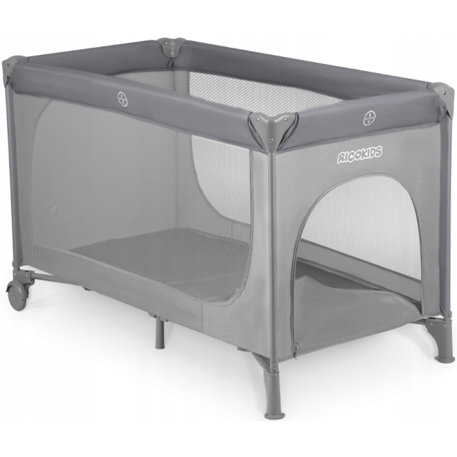 Манеж Rickokids 65x125см светло-серый (Польша)