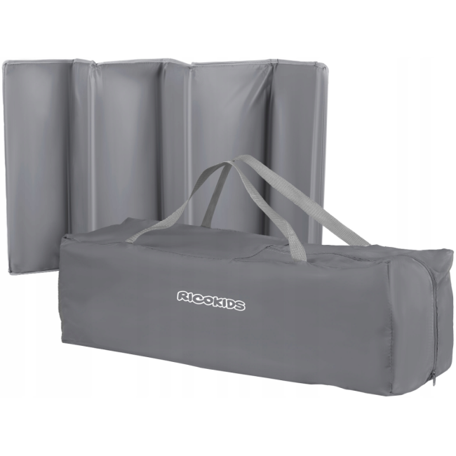 Манеж Rickokids 65x125см светло-серый (Польша)