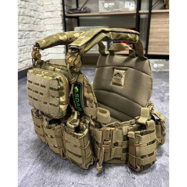 Разгрузка плитоноска ASDAG быстрый сброс 4 точки Pixel