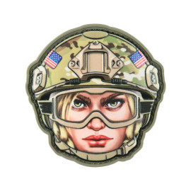 Нашивка Chevron M-TAC Emoji USA girl #3 3D (51354005)