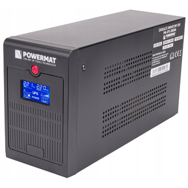 ДБЖ Powermat 2000 ВА 1200 Вт