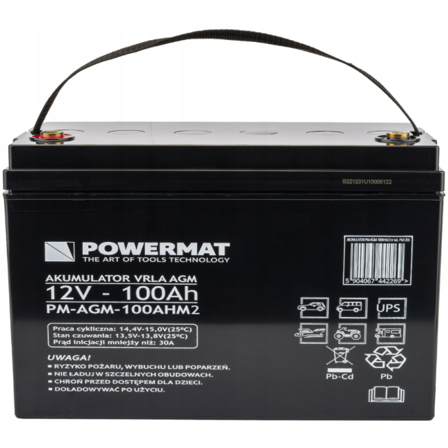 Аккумулятор Powermat 12В 100Ач (Польша)