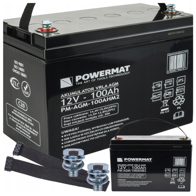 Аккумулятор Powermat 12В 100Ач (Польша)