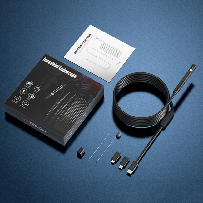 Цифровий ендоскоп 3M 7LED 2xFHD WIFI (Польща)