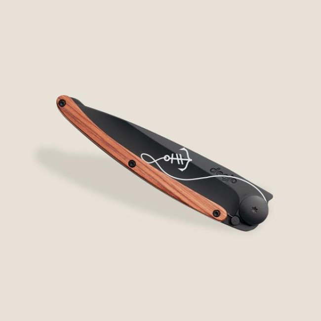 Ніж складаний з татуюванням DEEJO 37G Coral wood / Anchor