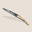 Нож складной c тату DEEJO 37G Olive wood / Yin & Yang (1GB000149)