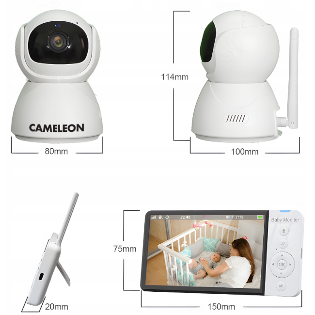 Видеоняня поворотная 400м DexXer (Польша)