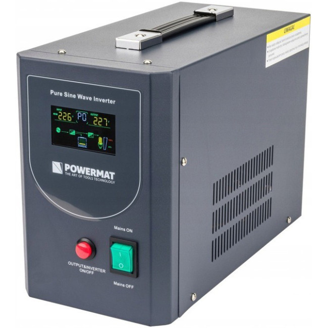 ИБП Powermat 1000ВА 800Вт чистая синусоида (Польша)