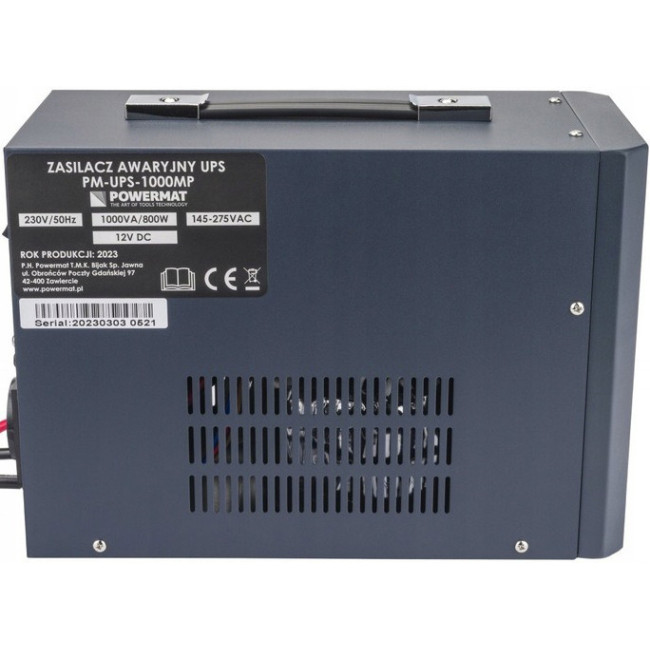 ИБП Powermat 1000ВА 800Вт чистая синусоида (Польша)