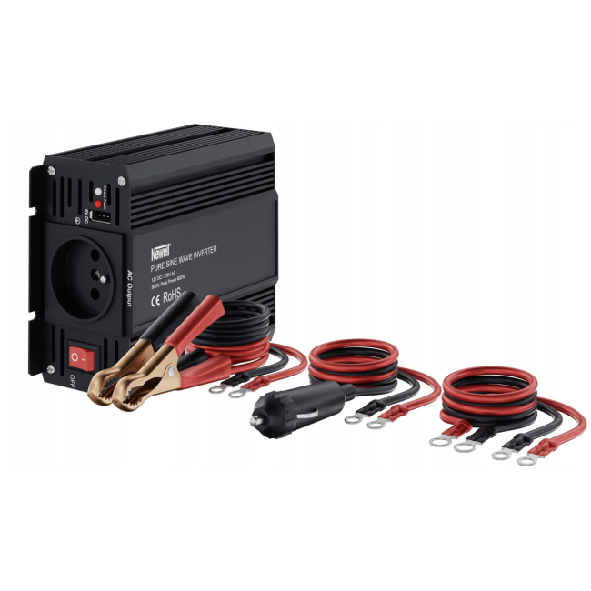 Інвертор 12 220 Newell з чистою синусоїдою 300Вт (Польща)