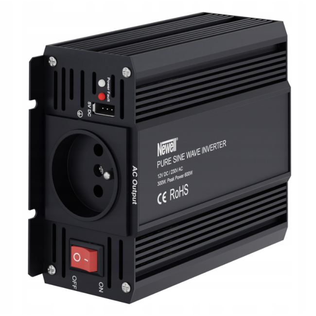 Інвертор 12 220 Newell з чистою синусоїдою 300Вт (Польща)