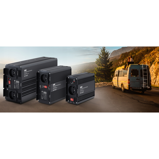 Інвертор 12 220 Newell з чистою синусоїдою 300Вт (Польща)