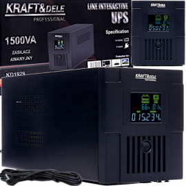 ИБП Kraft&Dele 1500ВА 900Вт (Польша)