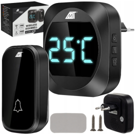 Беспроводний дзвінок Malatec 200м 100дБ (Польща)