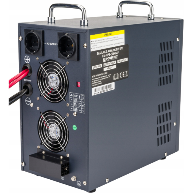 ИБП Powermat 3000ВА 2400Вт чистая синусоида + аккумулятор GEL 100Ah (Польша)