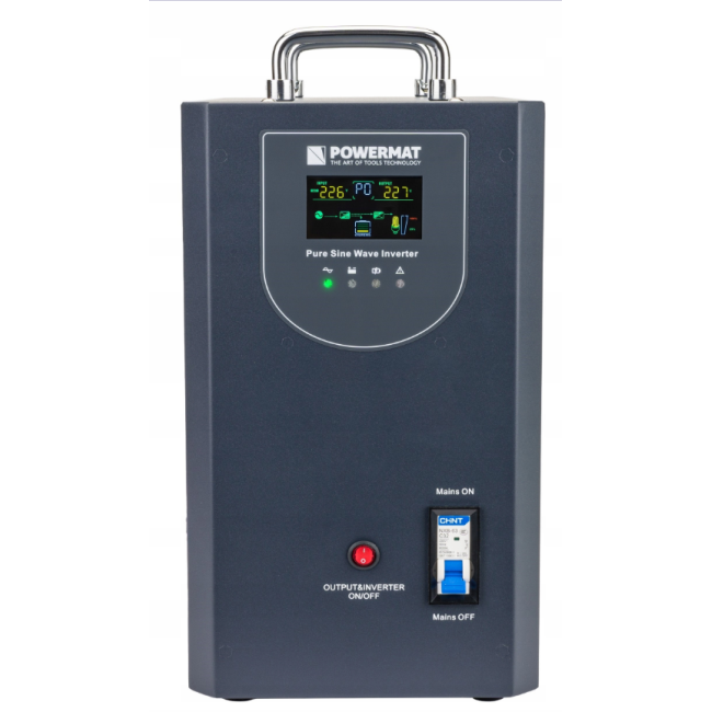 ИБП Powermat 5000ВА 4000Вт чистая синусоида + аккумулятор GEL 100Ah (Польша)