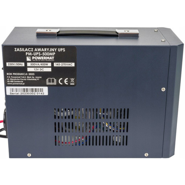 ИБП Powermat 500ВА 400Вт чистая синусоида + аккумулятор GEL 100Ah (Польша)