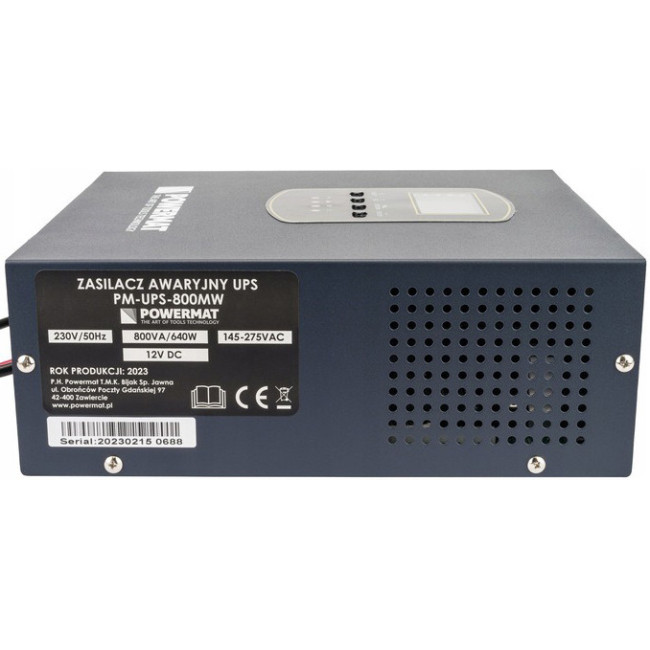 ИБП Powermat 800ВА 500Вт чистая синусоида + аккумулятор GEL 100Ah (Польша)