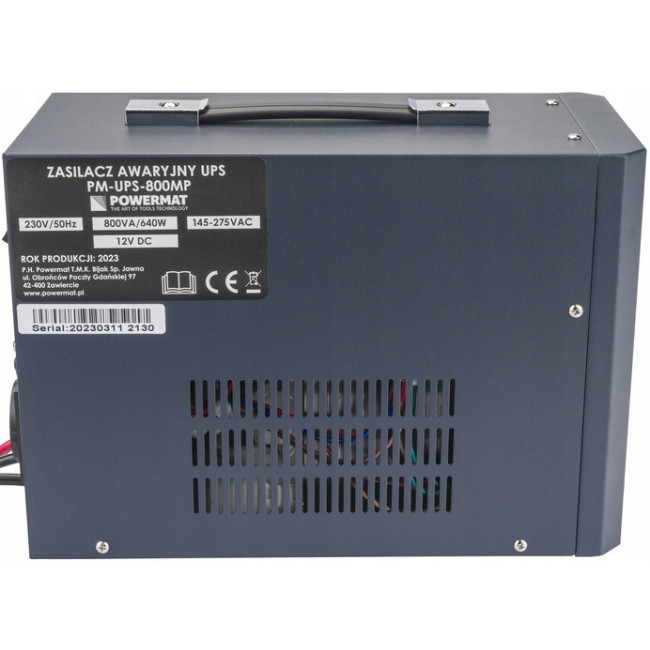 ИБП Powermat 800ВА 600Вт чистая синусоида + аккумулятор GEL 100Ah (Польша)