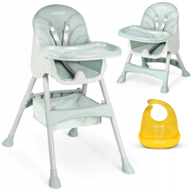 Стульчик для кормління RicoKids сірий (Польща)