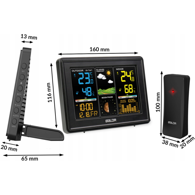 Метеостанція Baldr BD-907