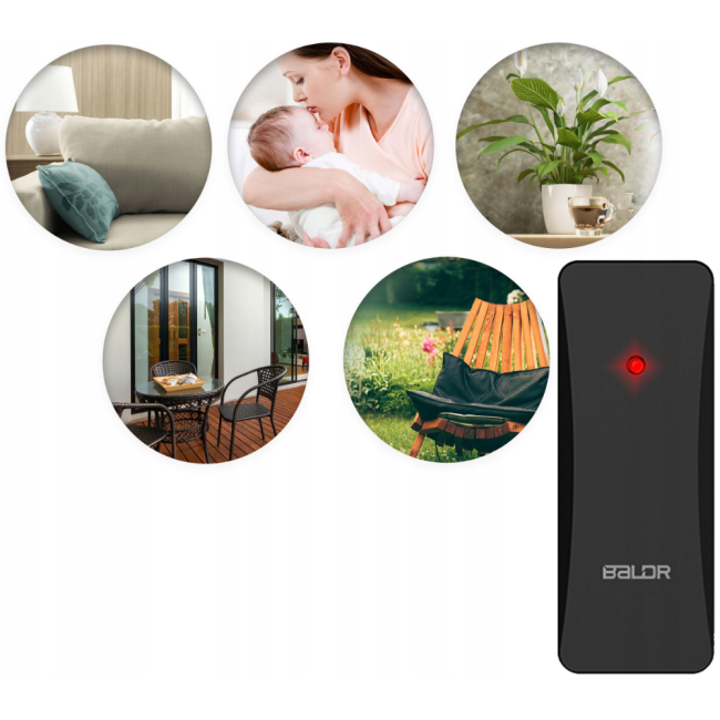 Метеостанция беспроводная Baldr BD-910 (Польша)