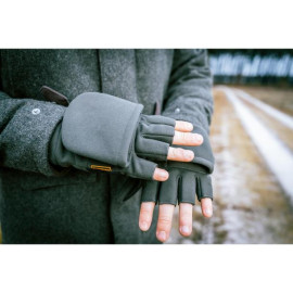 Перчатки рукавицы Decathlon Mitt Softshell 500 Green