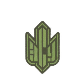 Шеврон PATCH ПАТРИOТ «ВСУ фігурний» тризуб олива, лазерна різка