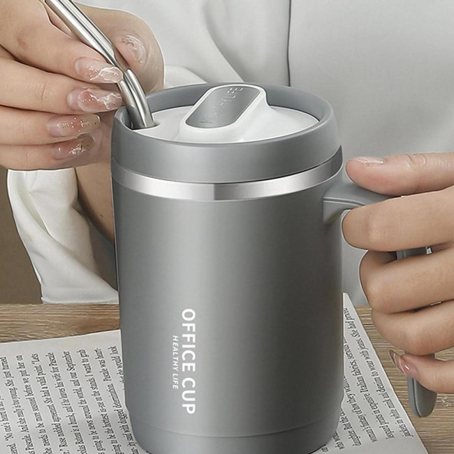 Кружка Insulated Office Cup 500 МЛ Grey