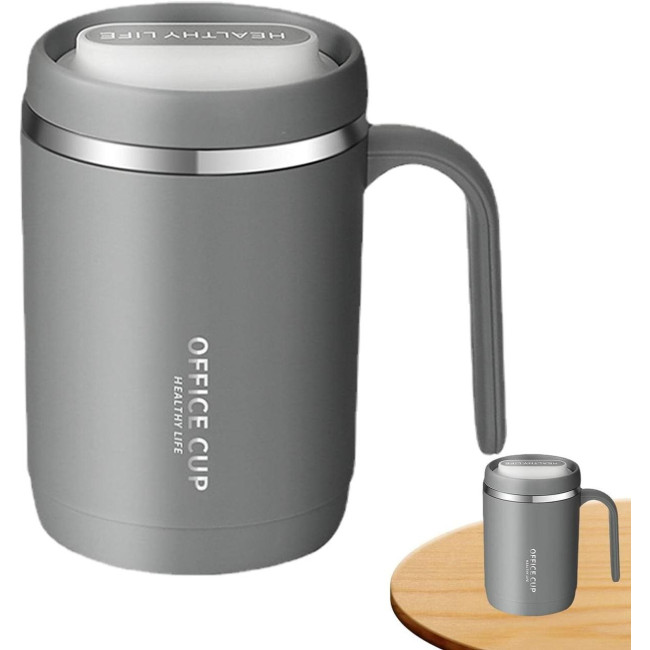 Кружка Insulated Office Cup 500 МЛ Grey