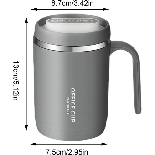 Кружка Insulated Office Cup 500 МЛ Grey