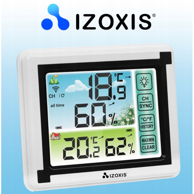 Метеостанція бездротова Izoxis 15746 (Польща)