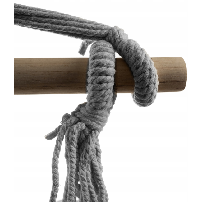 Крісло гамак Бразильське Malatec сірий 97х130 см до 150 кг (Польща)