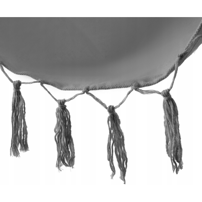 Крісло гамак Бразильське Malatec сірий 97х130 см до 150 кг (Польща)