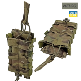 Подсумок під 1 магазин жорсткий Cordura IRR 500 D Мультикам корпус + фіксатор