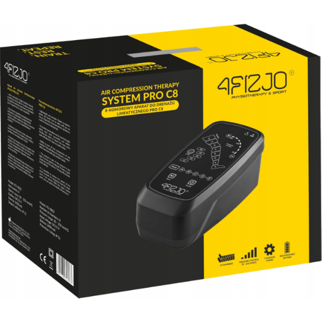 Апарат для пресотерапії та лімфодренажу 4FIZJO PRO-C8 (Польща)