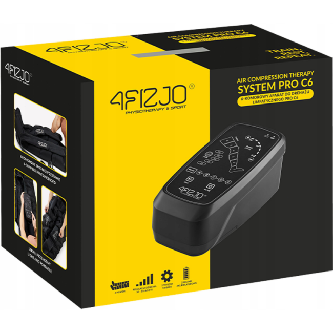 Апарат для прессотерапії та лімфодренажу 4FIZJO PRO C6 (Польща)