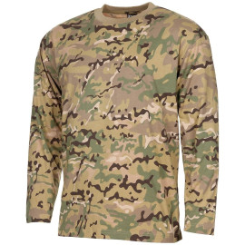 Футболка MFH Longsleeve с длинным рукавом Camo (00113X)