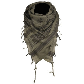 Захисний платок (арафатка) MIL-TEC Skull Olive/Black