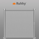 Защитный дверной барьер - ограждение Ruhhy Grey (22940)