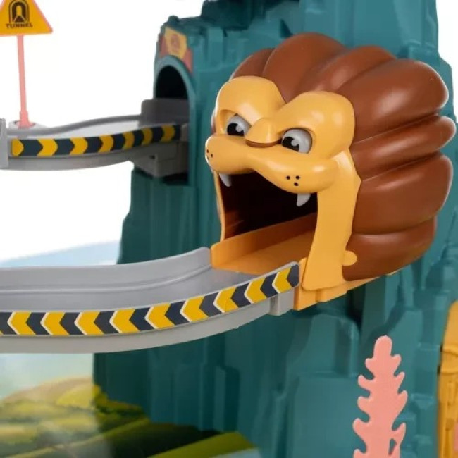 Гоночна трек-гірка з машинками траса з перешкодами Lion + 4 машинки Iso Trade 23130/n