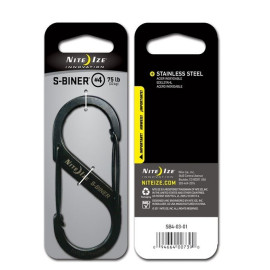 Карабин Nite Ize S-Biner 4 Black (SB4-03-01)