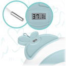Ванночка дитяча складана з РК-термометром RicoKids блакитна (Польща)